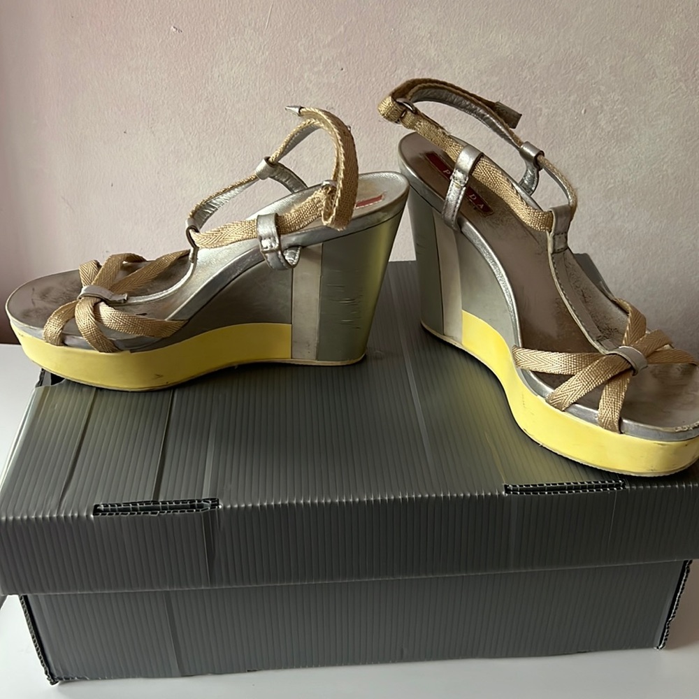 Prada wedges